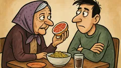 Виц: Как е твоят грейпфрут, бабо?