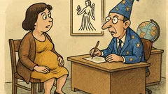 Анекдот: Бременна жена пита астролог...