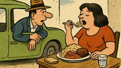 Виц: – Гладна ли си? – Да, много!