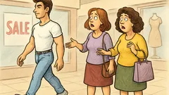 Виц: Две жени се сблъскват в мола...