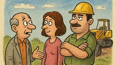 Анекдот: – Какво работите? – Ландшафтен дизайнер