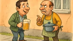 Анекдот: Брат, ела да пием по бира...