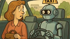 Анекдот: Жена сяда в Google такси...