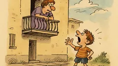 Виц: Иванчо вика под балкона към майка си