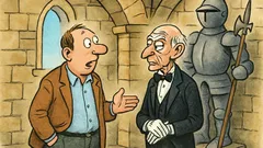 Анекдот: Гост пита стария иконом за духове