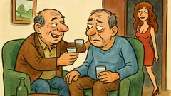 Анекдот: Айде, наздраве, наборе! Седни удобно...