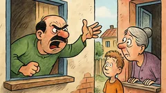 Анекдот: Кирчо, защо комшията псува така?