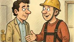 Виц: Каскадьор среща актьор и…