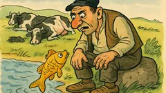 Виц: Вуте хванал златната рибка и...