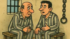 Анекдот: В затвора – За какво си тук?