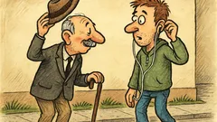 Анекдот: Някога човек повдигал шапка...