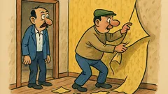 Виц: – Защо отлепяш тапетите?