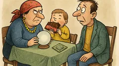 Анекдот: Отива мъж при гадателка и пита…