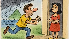 Анекдот: Заради теб бих преминал буря...