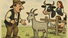 Анекдот: Защо козелът ви е без рога?