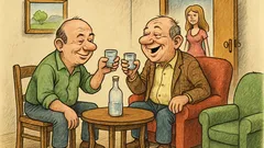 Анекдот: Сядаме на маса, наборе…