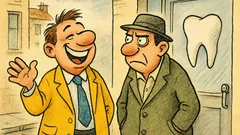 Анекдот: Защо си толкова весел след зъболекар?