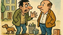 Виц: Представи си само! Всеки ден скандали...