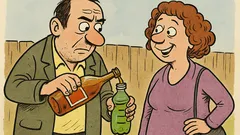 Анекдот: Отивам с коняк на рожден ден...