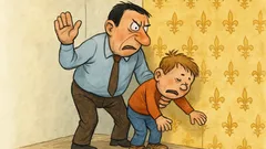 Анекдот: Не наказвай детето при тапетите