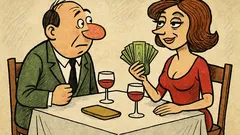 Виц: Събрали се мъж с пари и жена...