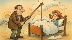 Анекдот: Ако сутрин мъглата се вдигне...