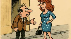 Виц: Защо закъсня с половин час?