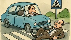 Виц: Кола блъска адвокат на зебра...