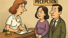 Анекдот: На рецепцията двойка наема стая...