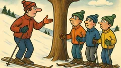 Майтап: Ски инструктор казва – момчета, помнете...