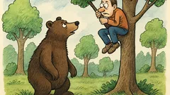 Анекдот: Среща мечка човек и мисли...