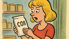 Анекдот: Блондинка чете етикета на сол