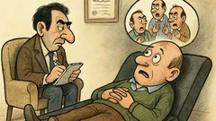 Анекдот: Един човек отива при психолог