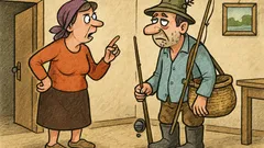 Виц: Разговор в дома на рибар...