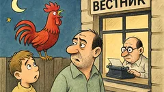 Виц: – Татко, защо петелът кукурига?