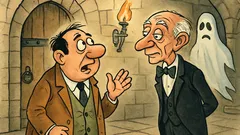 Анекдот: Гост пита – В замъка има ли духове?