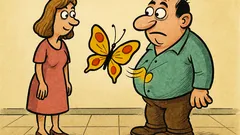 Виц: Знаете ли какво означават пеперудите...