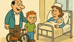 Анекдот: Сине, купихме ти сестричка!