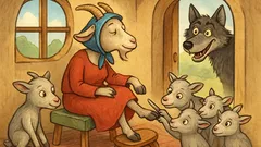 Виц: Вълкът звъни на козлетата за паролата