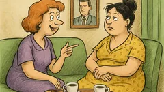 Анекдот: Между две приятелки: На кого трябва...