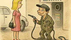 Виц: Млада дама влиза в сервиз...