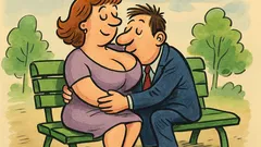 Анекдот: Както на жените им е нужно рамо...