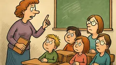 Андекдот: Ученици, трябва да сте по-самостоятелни!