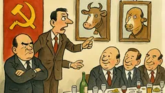 Майтап: Влиза политзатворник в банкетна зала...