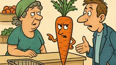 Майтап: В магазина питам – морковът говори...