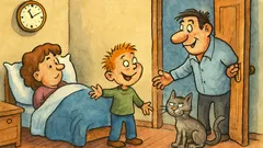 Виц: Мамо, ще си имаме коте!