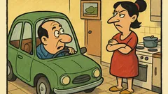 Анекдот: Жено, знаеш ли, че ако завия наляво...