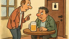 Анекдот: Един човек пита пияница…