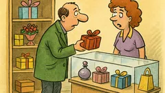 Виц: Мъж избира подарък преди 8-ми март...