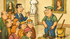 Анекдот: Група туристи в Лувъра питат...